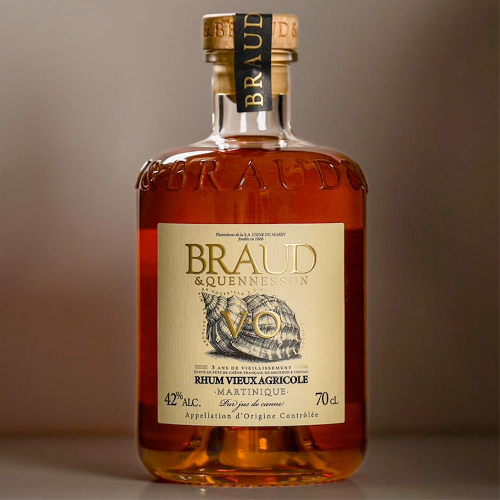 bouteille Braud &amp; Quennesson rhum vieux VO